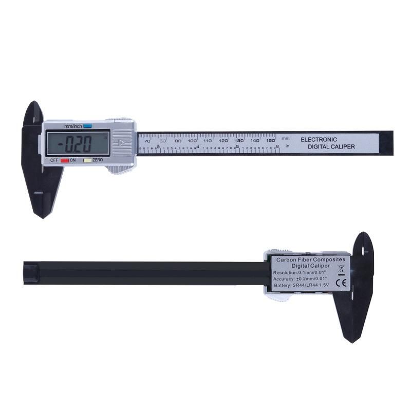 6 Inch Electronic Vernier Caliper Alloy Woodworking Drilling Micrometer Digital Ruler Measuring