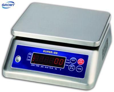 Electronic Stainless Steel Waterproof IP68 Weighing Scale Digital table Counting Scale 15kg 30kg