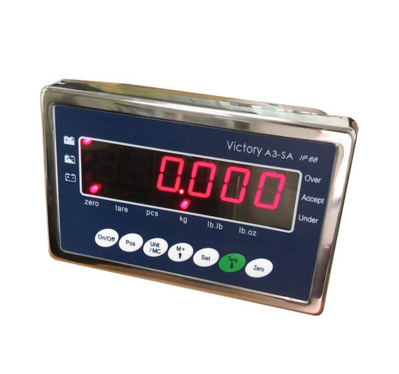 IP68 Stainless Steel Waterproof Weighing Indicator A3-SA