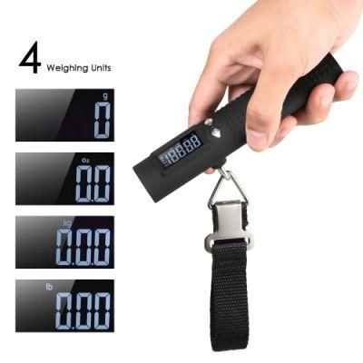 Portable Digital Luggage Scale with Power Bank and Flashlight Function