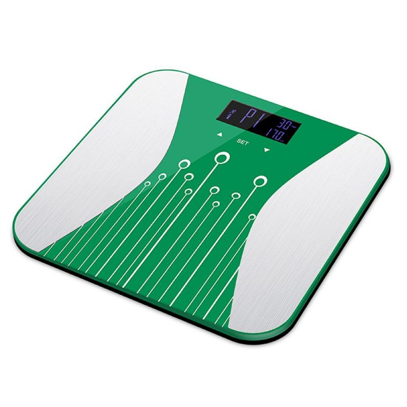 Smart Weighing Scale with Body Fat Calories Measurement Tempered Glass Scale